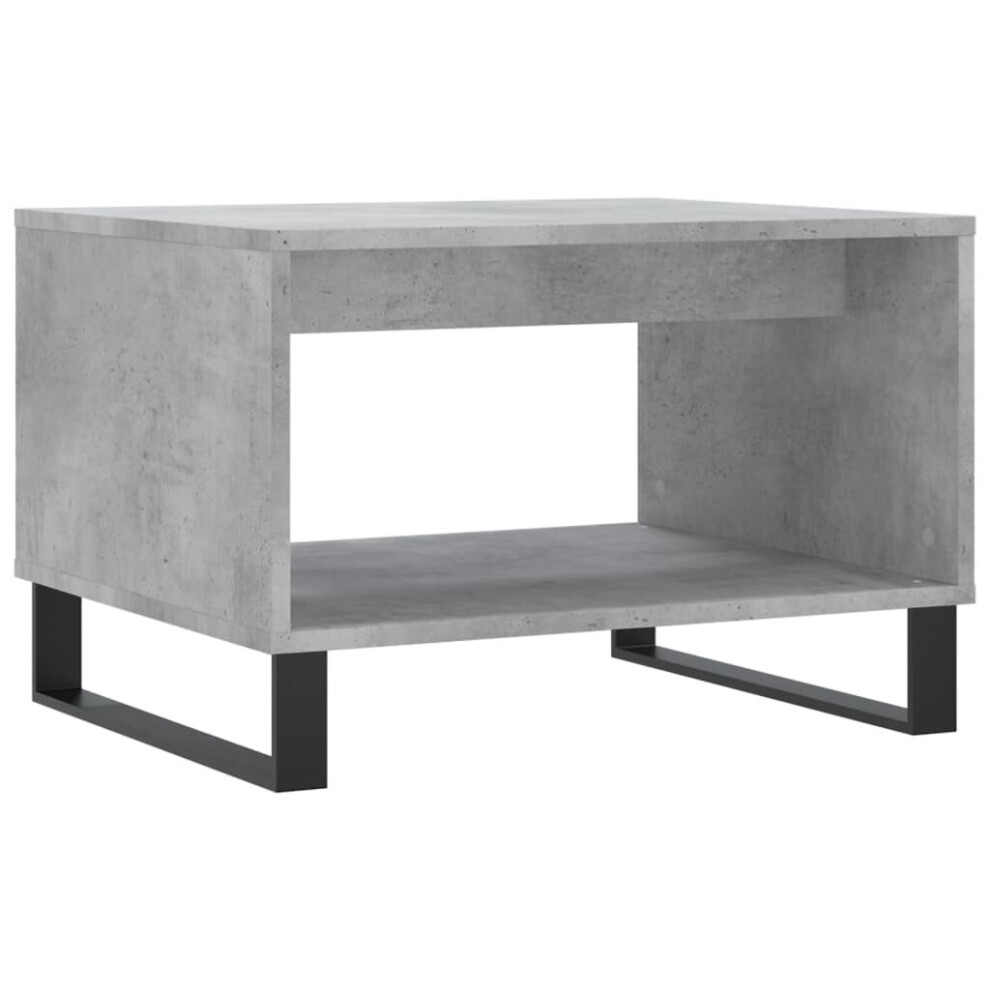 Vidaxl (Concrete Grey) Coffee Table Side Table End Accent Telephone Sofa Table Engineered Wood Brown,Grey