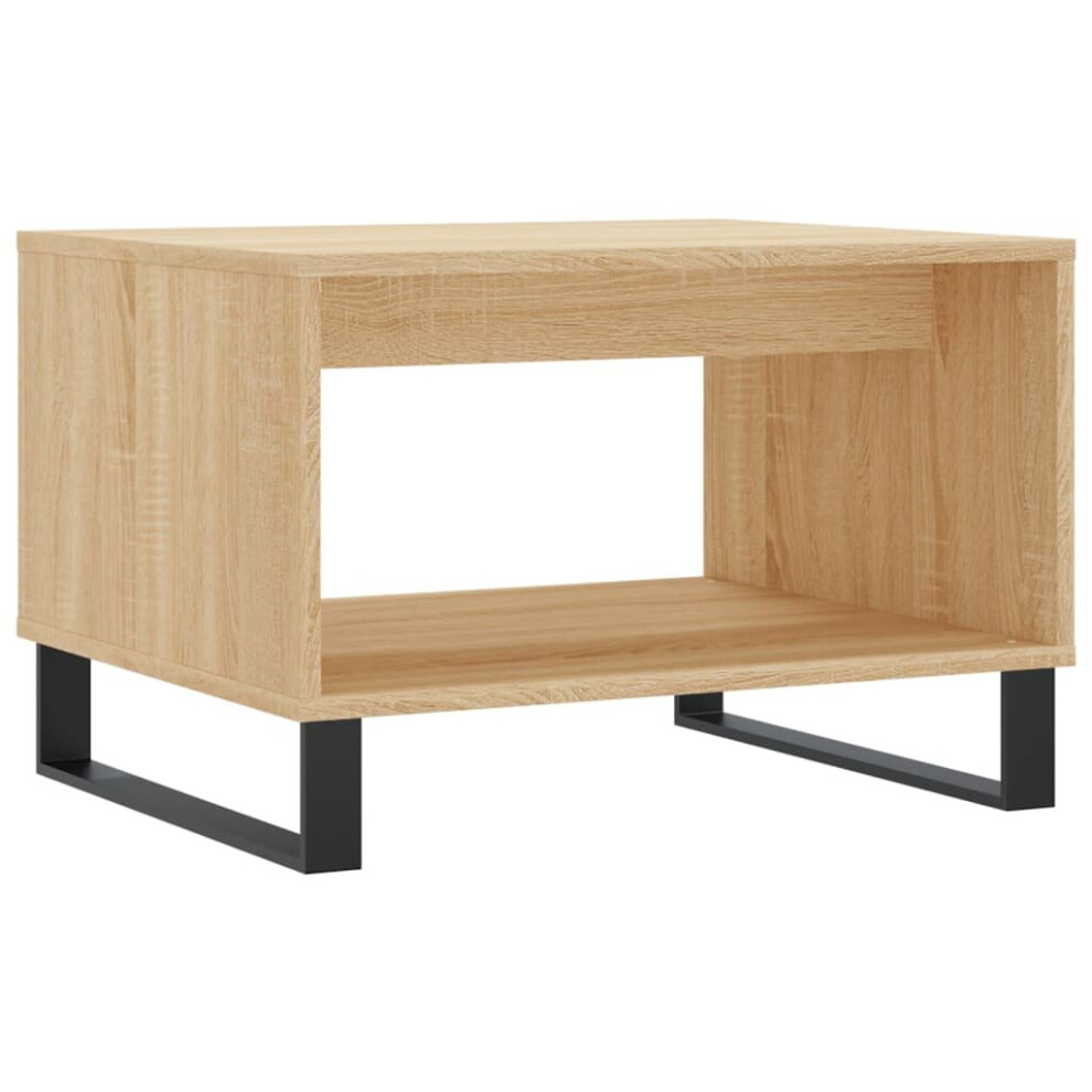 Vidaxl (Sonoma Oak) Coffee Table Side Table End Accent Telephone Sofa Table Engineered Wood
