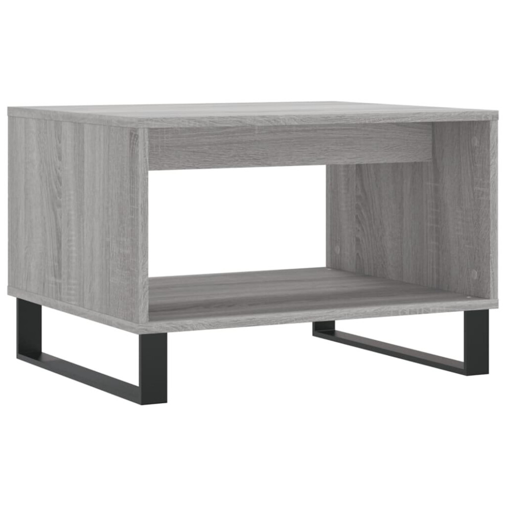 Vidaxl (Grey Sonoma) Coffee Table Side Table End Accent Telephone Sofa Table Engineered Wood