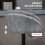 Gray bar stools soft comfortable with Backrest Light grey 5