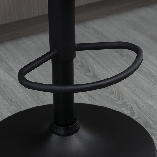 Gray bar stools soft comfortable with Backrest Light grey 2