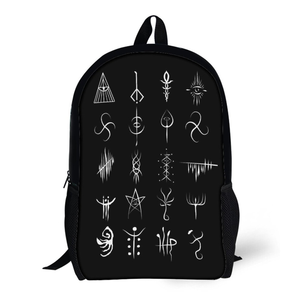 Backpacks Bloodborne Caryll Runes 17inch School Bag