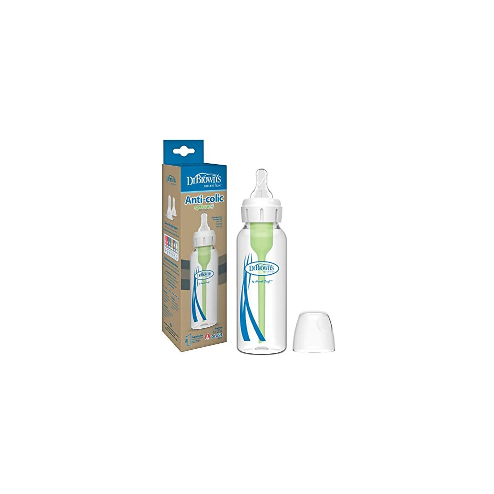 Dr. Brown's Options+ Anti-Colic 250 ml Narrow Glass Bottle