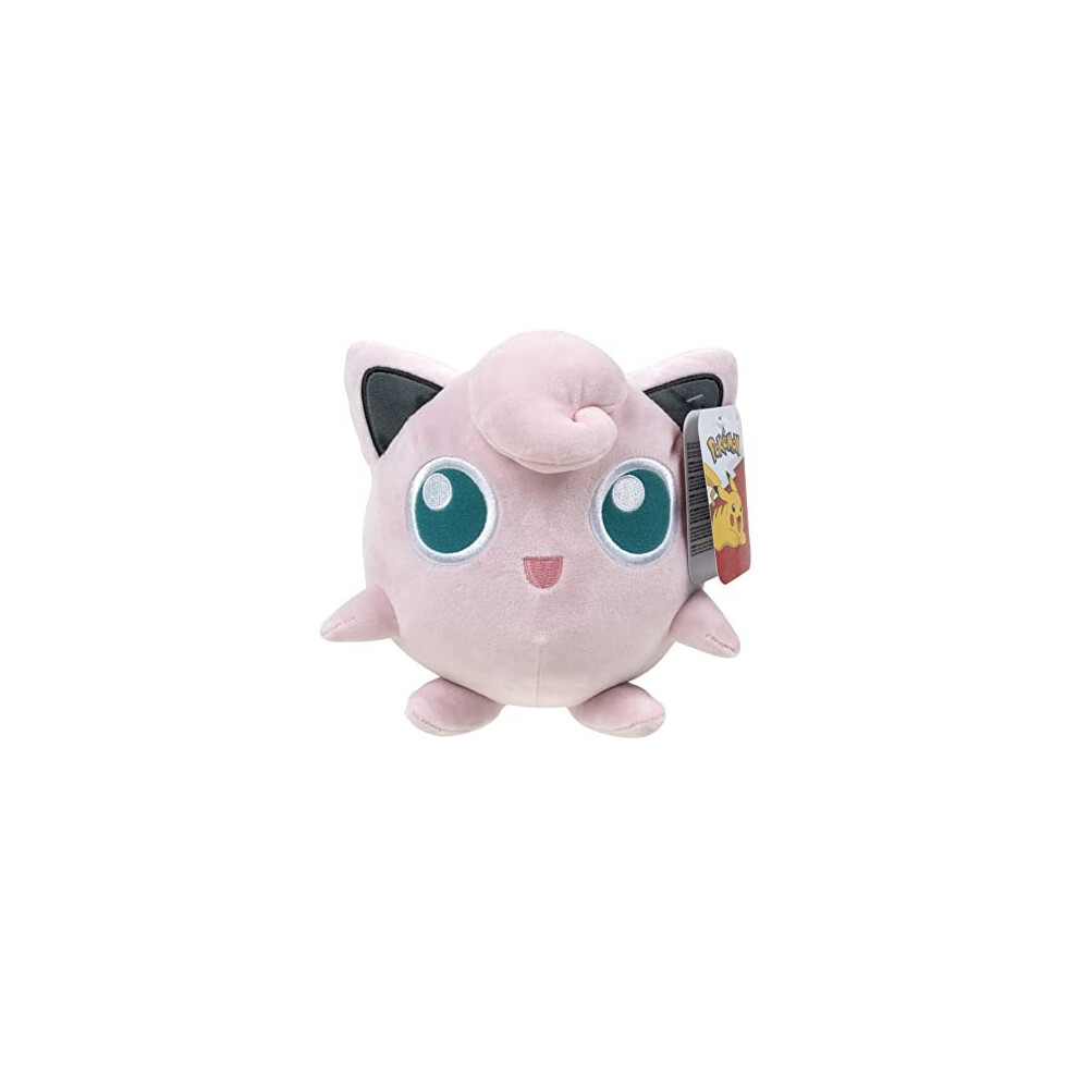 98140 Official & Premium Quality 8-Inch Jigglypuff Adorable, Ultra-Soft, Plush Toy, Perfect for Playing & Displaying-Gotta Catch âEm All, Multicolor