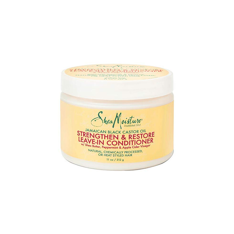 Sheamoisture Strengthen & Restore Leave-In Conditioner Jamaican Black Castor Oil, 340 ml