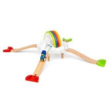 My First Railway Interactive Light Up Rainbow Train Set - Toddler Toys for Kids 18 Months Up - Compatible With Most BRIO Railway Sets & Accessories