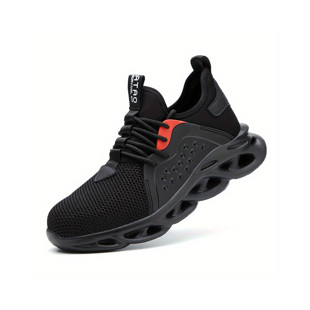 Mens Work Safety Shoes Puncture Proof Anti Skid Steel Toe Outdoor Work Shoes Lightweight Rubber Sole Breathable Industrial Construction Sneakers 885664883868