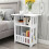 Bedside Table Cabinet Side End Table Nightstand Storage Organizer 1