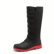 Men High Top Rain Boots Wear resistant Waterproof Non slip Rain Shoes For Outdoor Walking Fishing