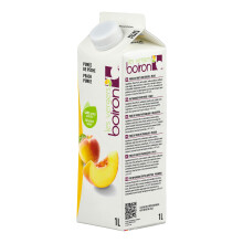 Peach fruit puree 1 litre - Perfect for Cocktails, Smoothies, and Desserts.