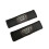 2pcs Audi Logo Seat Belt Cover Shoulder Pad Microfiber Soft Leather 3