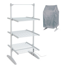 3 Tiered Heated Airer, 300 W, Silver, Igenix IGHA02236S