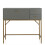 Wooden Grey Lennon Console Bar Table Desk Unit With Storage Drawers 9