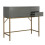 Wooden Grey Lennon Console Bar Table Desk Unit With Storage Drawers 7