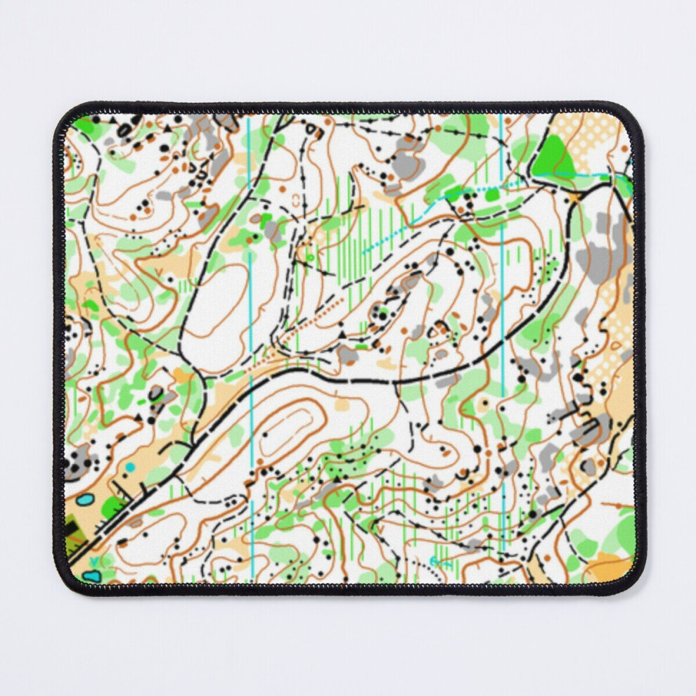 Mouse Pad Orienteering Map 11.8 X 9.8 Inch Computer Mat Gaming Office Mousepad 7802738155051