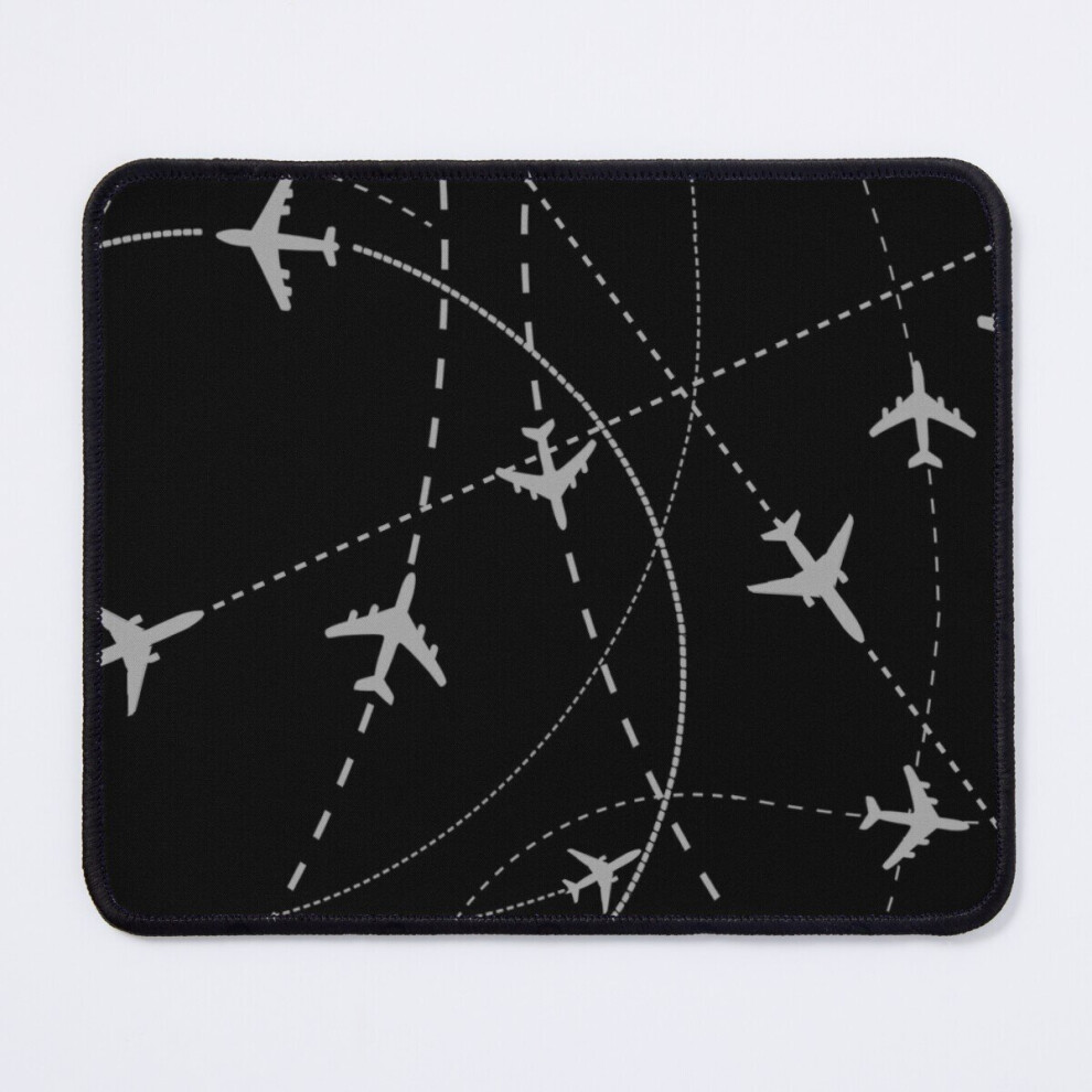 Mouse Pad Night Flight Routes 11.8 X 9.8 Inch Computer Mat Gaming Office Mousepad 7802738153088