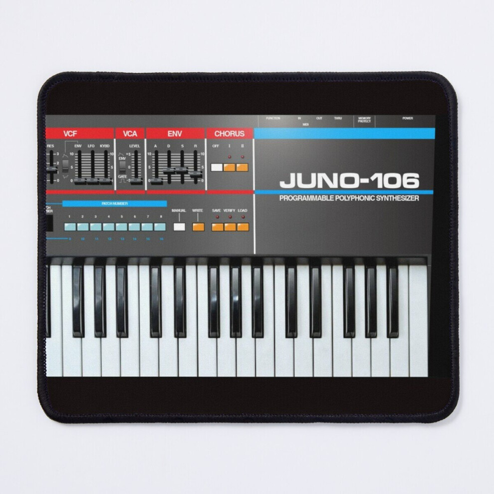 Mouse Pad Juno 106 Programmable Polyphonic Synthesizer 11.8 X 9.8 Inch Computer Mat Gaming Office Mousepad 7802738149487