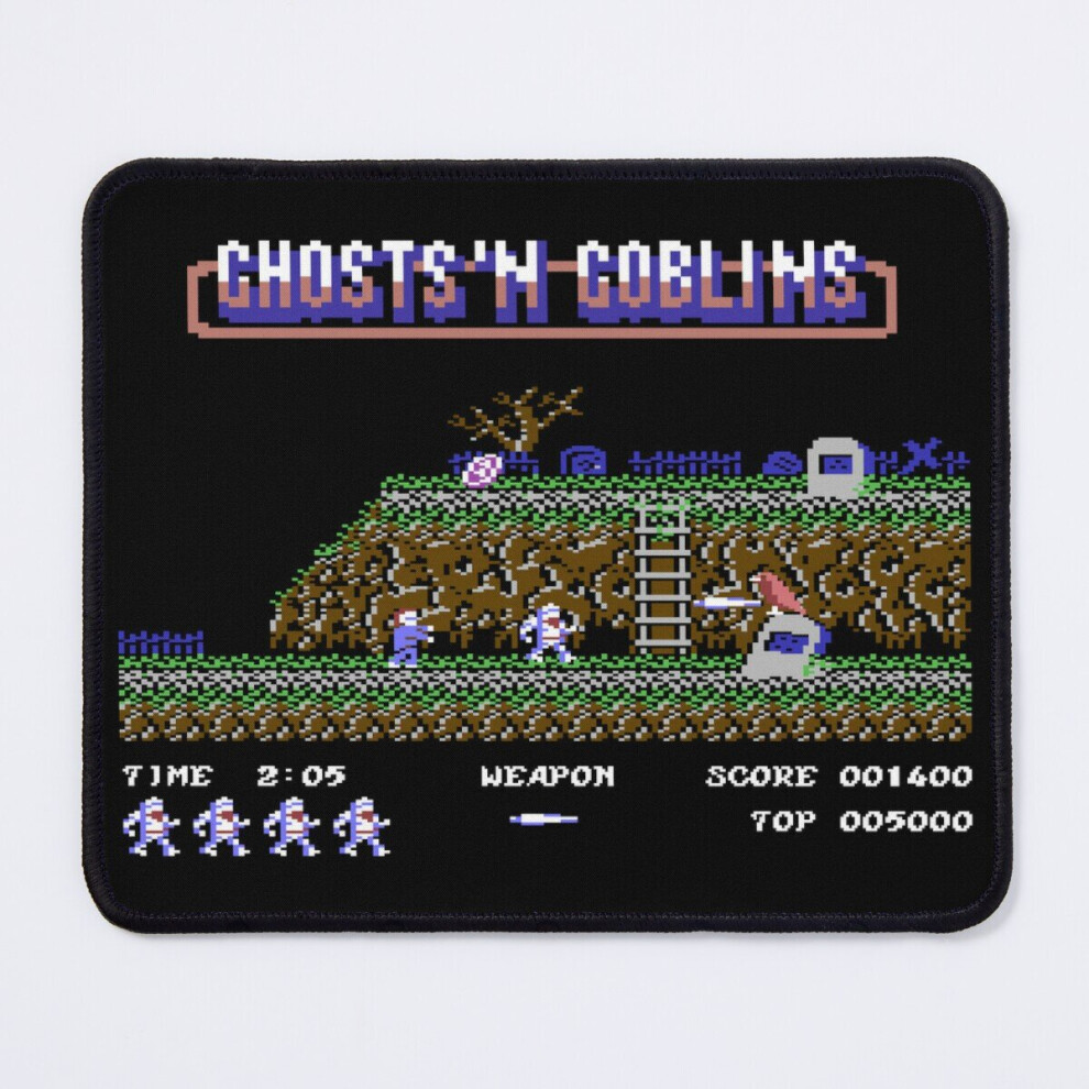 Mouse Pad Ghosts 'N Goblins For C64 11.8 X 9.8 Inch Computer Mat Gaming Office Mousepad 7802738186321