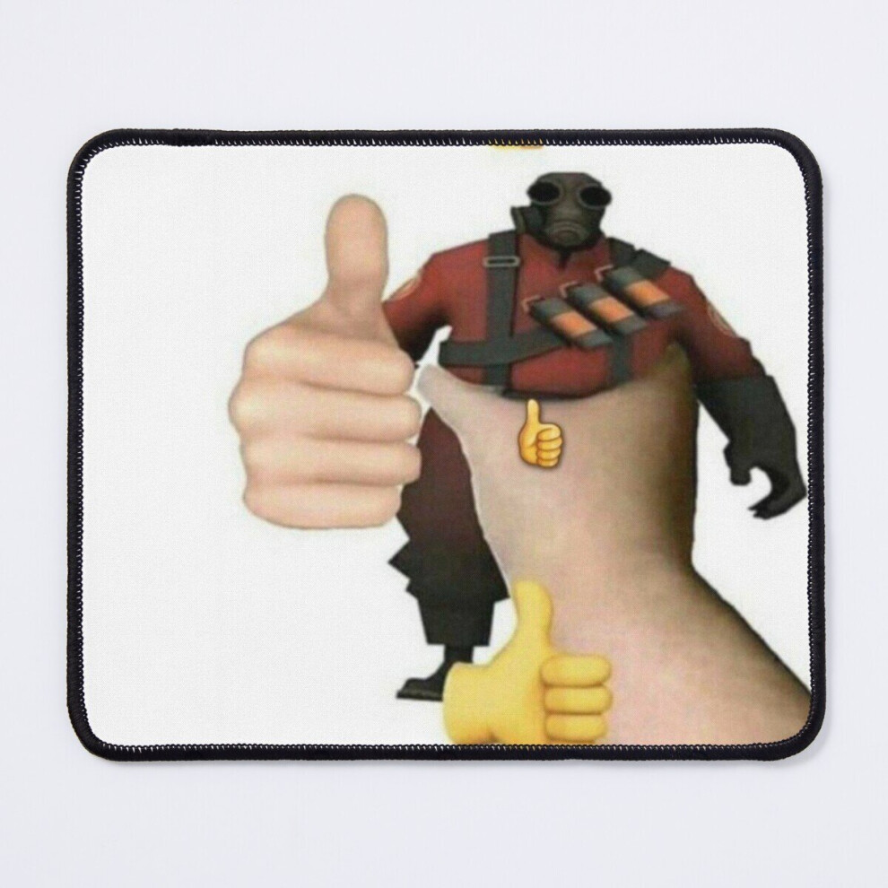 Mouse Pad Thumbs Up Pyro 11.8 X 9.8 Inch Computer Mat Gaming Office Mousepad 7802738137217
