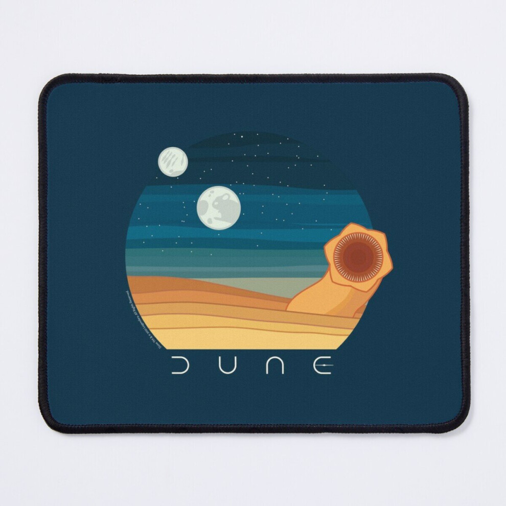 Mouse Pad Dune Arrakis Sandworm And Desert Moons (Darks) 11.8 X 9.8 Inch Computer Mat Gaming Office Mousepad 7802738113075