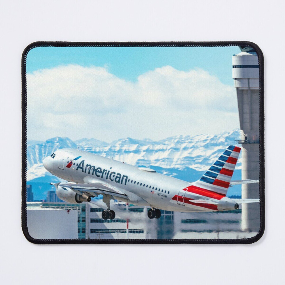 Mouse Pad American Airlines Airbus A319 11.8 X 9.8 Inch Computer Mat Gaming Office Mousepad 7802738168204