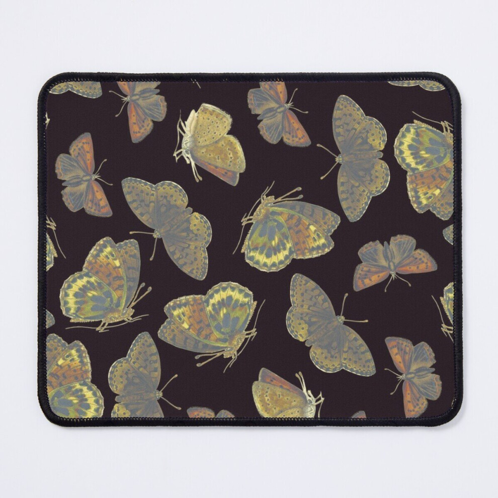 Mouse Pad Academia Aesthetic Vintage Butterfly Pattern 11.8 X 9.8 Inch Computer Mat Gaming Office Mousepad Dark 7802738119183