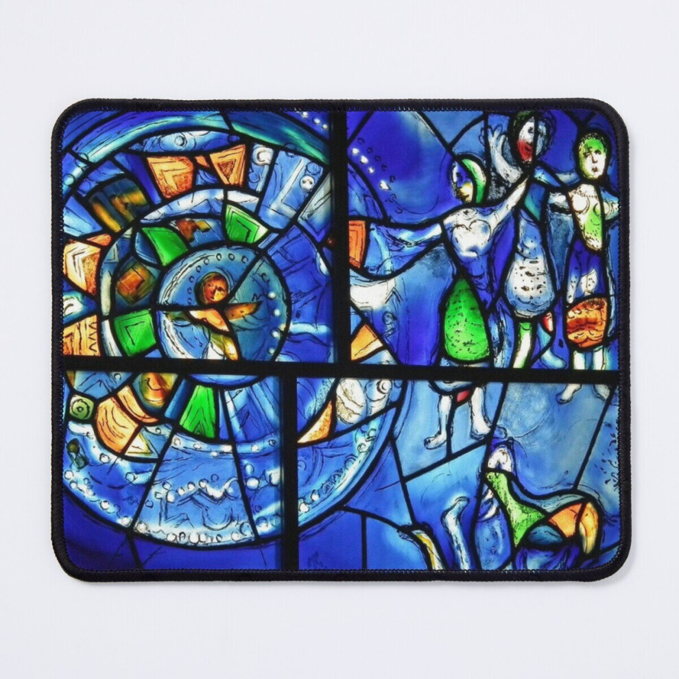 Mouse Pad Marc Chagall Stained Glass Panel Window 11.8 X 9.8 Inch Computer Mat Gaming Office Mousepad 7802738132830