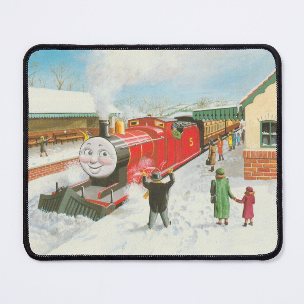 Mouse Pad Thomas The Tank Engine Vintage Illustration: Cold Winter Snow 11.8 X 9.8 Inch Computer Mat Gaming Office Mousepad 7802738162837
