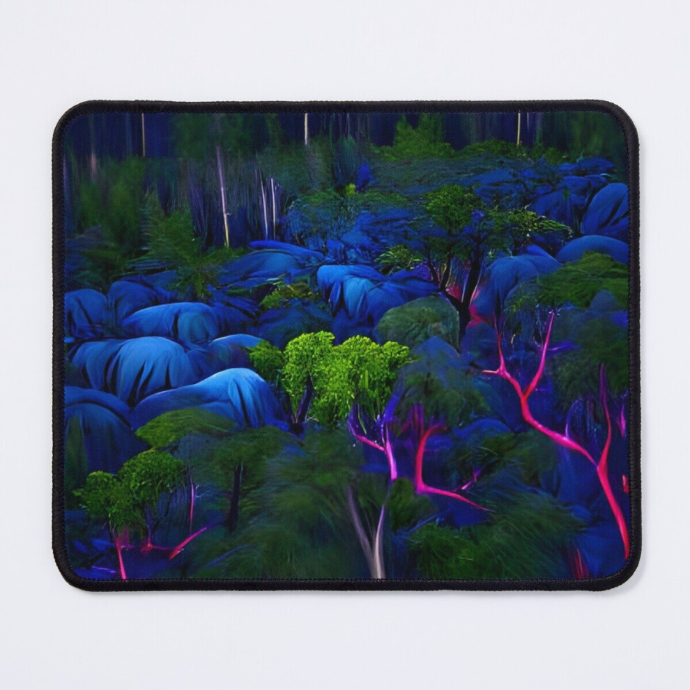 Mouse Pad Trippy Nighttime Forest 11.8 X 9.8 Inch Computer Mat Gaming Office Mousepad 7802738117851