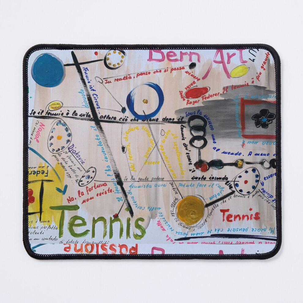 Mouse Pad Tennis 11.8 X 9.8 Inch Computer Mat Gaming Office Mousepad 7802738173024