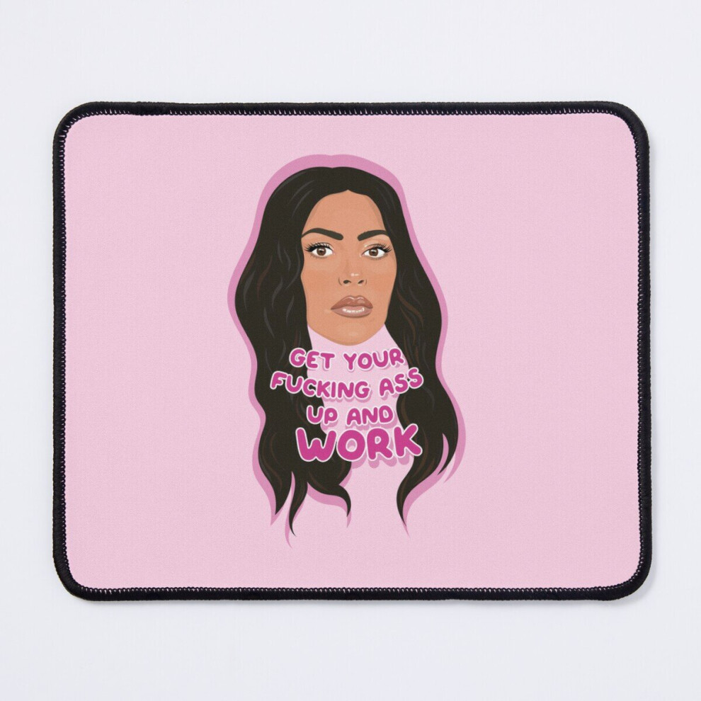Mouse Pad Kim Kardashian - Get Your Ass Up And Fucking Work 11.8 X 9.8 Inch Computer Mat Gaming Office Mousepad 7802738170764