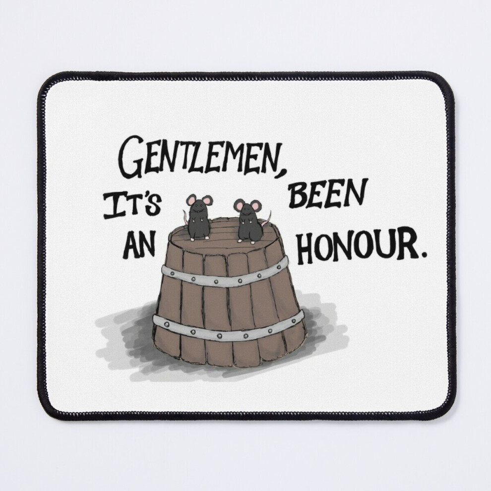 Mouse Pad Gentlemen, It's Been An Honour 11.8 X 9.8 Inch Computer Mat Gaming Office Mousepad 7802738148749