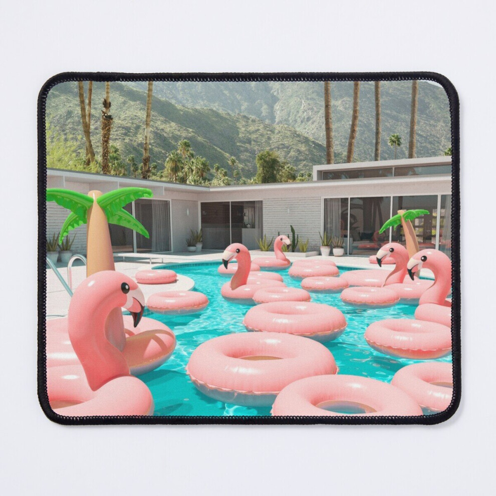 Mouse Pad Flamingo Pool Party 11.8 X 9.8 Inch Computer Mat Gaming Office Mousepad 7802738161724