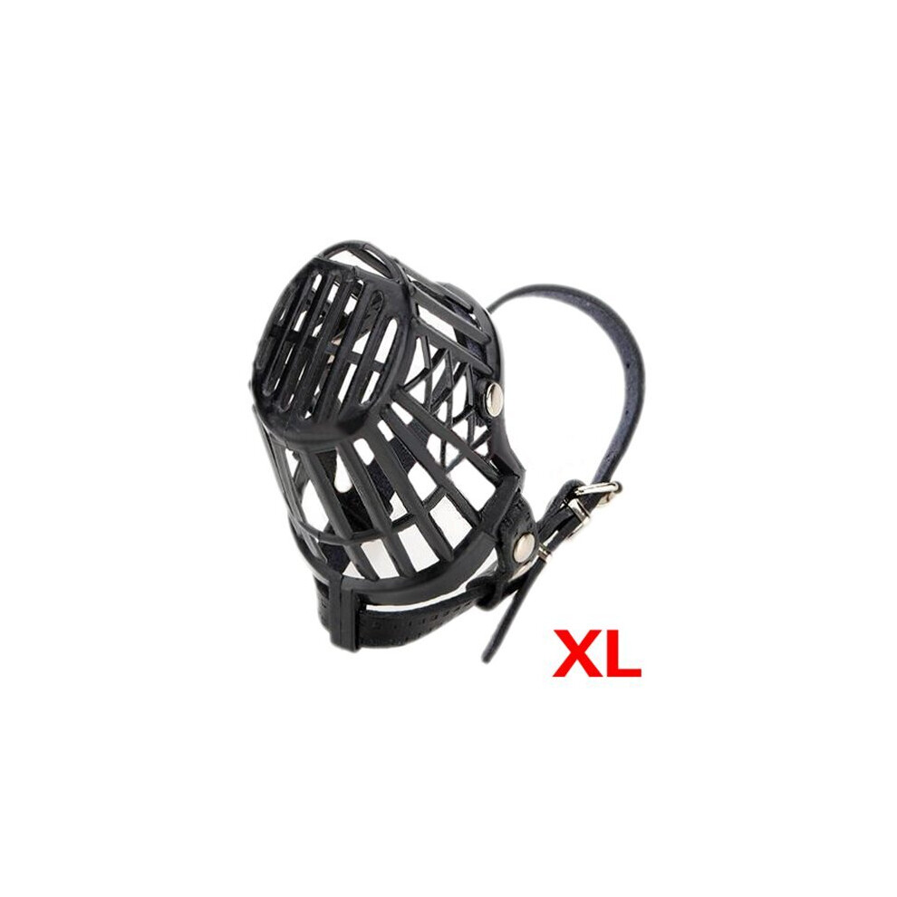 Dog Pet Puppy Muzzle Basket Cage xL