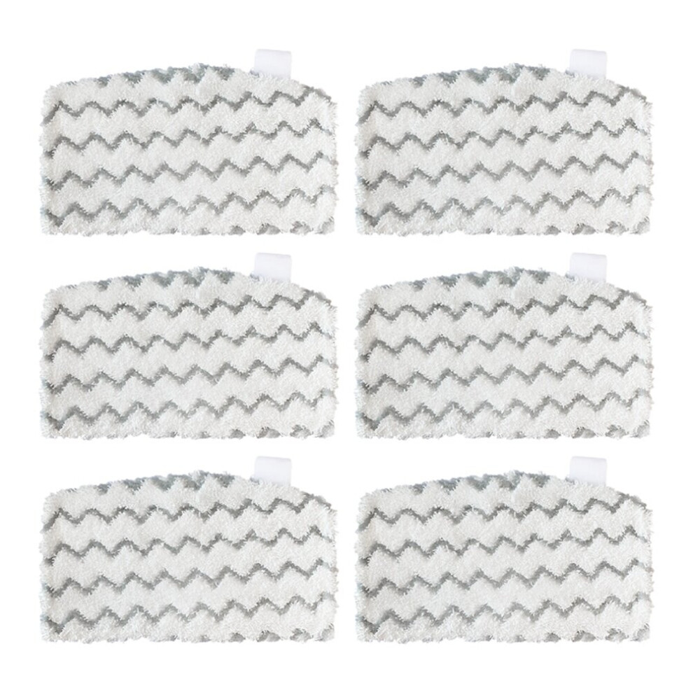 6 Pcs for Steam Mop S1000 S1000A S1000C S1000WM S10001C Washable and Reusable Replacement Mopping Cloth