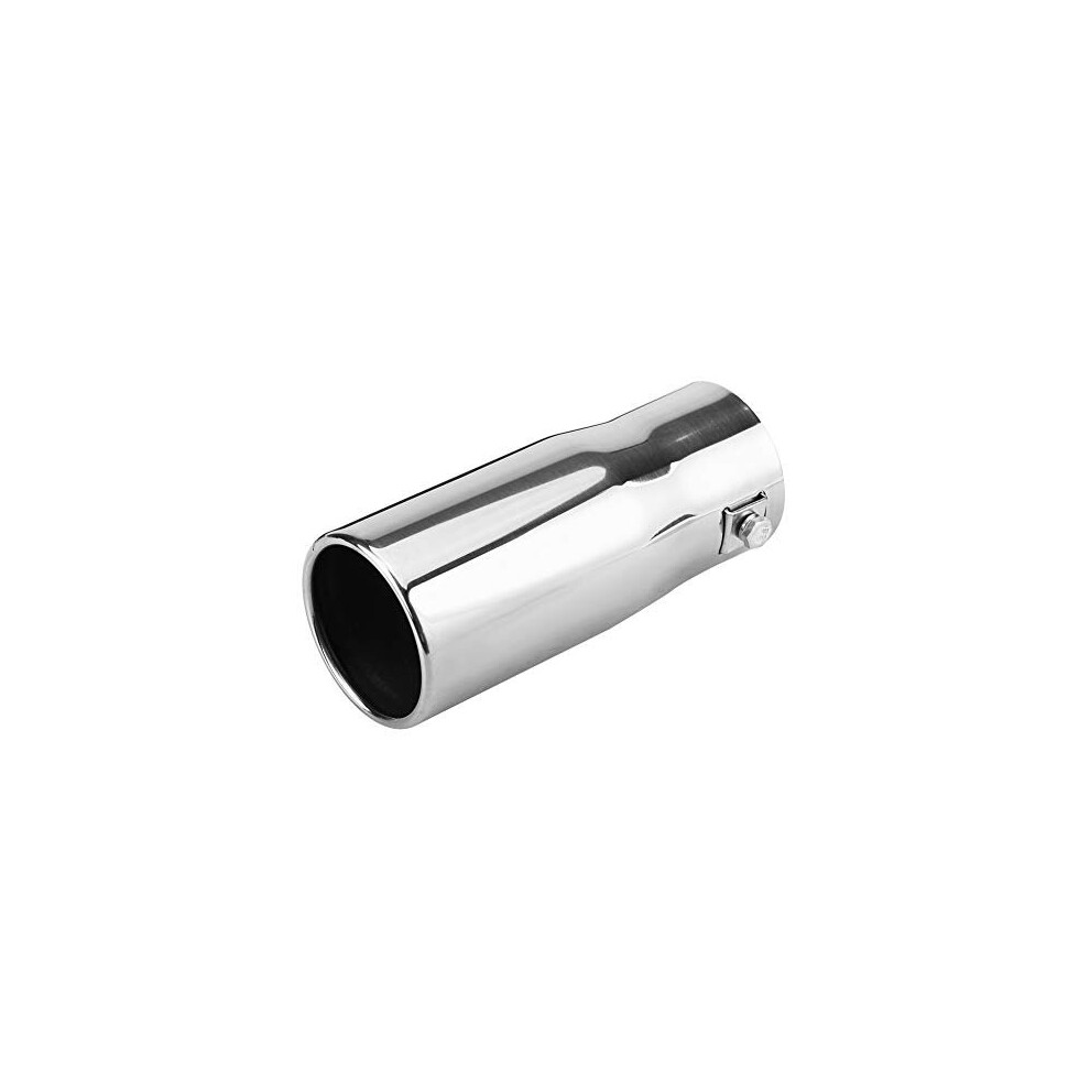 Car End Pipes - Car Exhaust Tailpipe Stainless Steel,Car Modification Stainless Steel Exhaust Muffler Pipe Rear Tailpipe End Throat Flat 736077624077