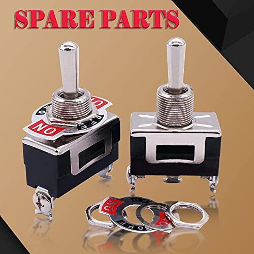 3Pcs Heavy Duty Rocker Momentary Toggle Switch 20A 125V SPDT 3 Position ...