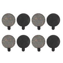Bike Disc Brake Pads, 4 Pair Semi Metalic Pads, Bicycle Brake Pads Suitable for Electric Scooter Electric Bike