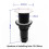Stainless Steel and Plastic Air Activated Switch Button Only for Waste Disposal 4