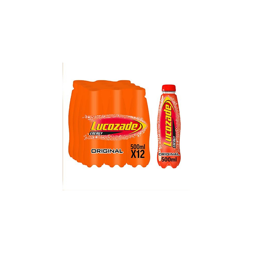Lucozade Energy Original 12 X 500Ml Bottles