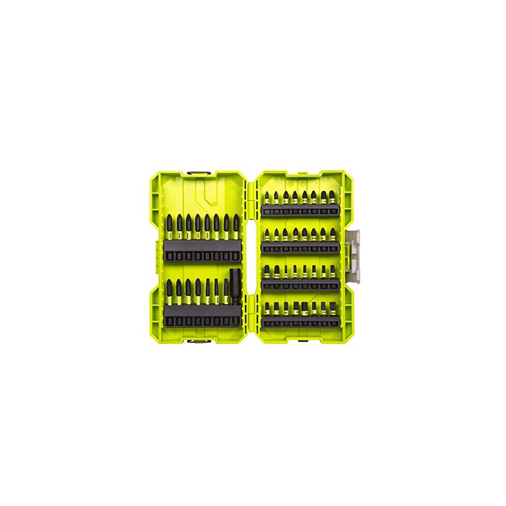 Ryobi Rak48sdi Torque Plus Impact Screwdriver Bit Set, 48 Piece