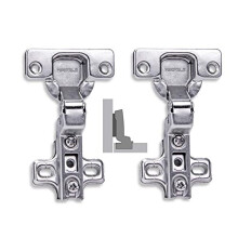 HAFELE 110 Degree Inset Hinge Without Integrated Buffering Kitchen Cabinet Cupboard Wardrobe Door Hinges with Slide on Arms Automatic Closing Spring