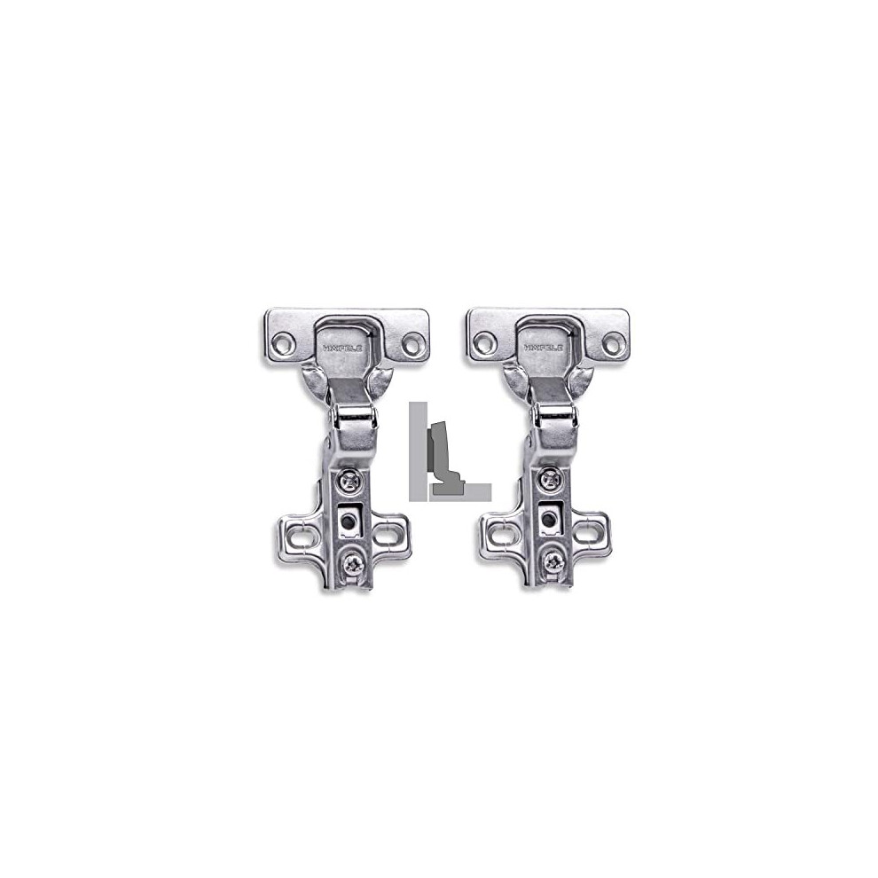 HAFELE 110 Degree Inset Hinge Without Integrated Buffering Kitchen Cabinet Cupboard Wardrobe Door Hinges with Slide on Arms Automatic Closing Spring