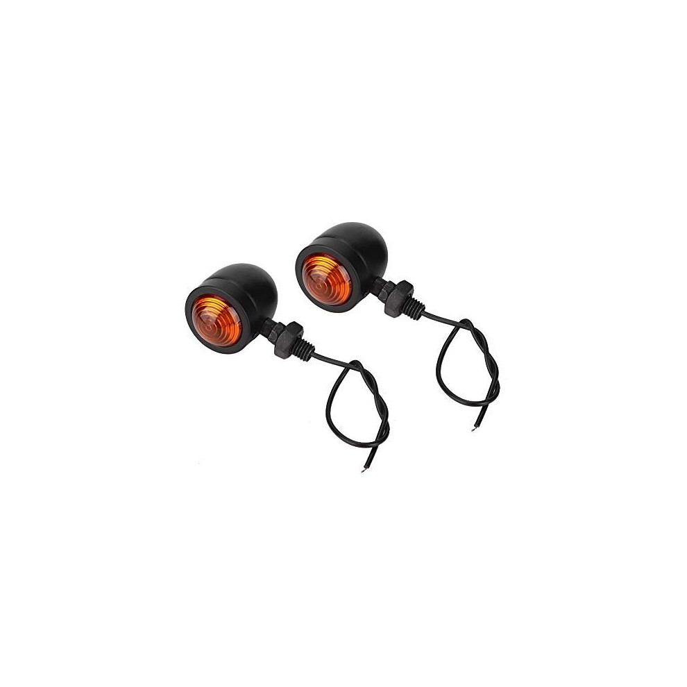 For Kellermann-Motorcycle Turn Signal Lights Motorcycle Turn Signal Indicator Lights Motorcycle Indicators Lamp 2Pcs Retro Metal Motorcycle Turn