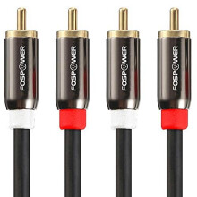 (3m / 10ft 2 RCA M/M Stereo Audio Cable [24K Gold Plated | Copper Core] 2RCA Male to 2RCA Male [Left/Right] Premium Sound Quality Plug