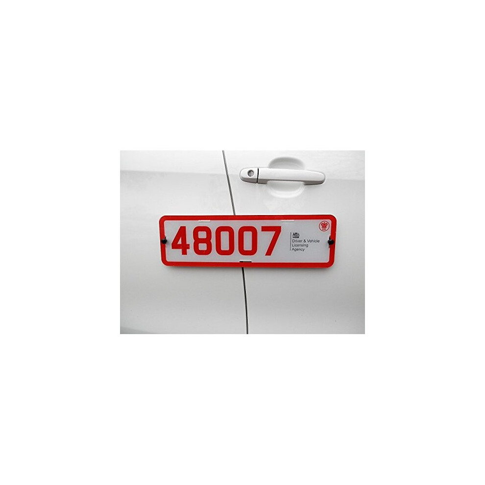 Magnetic Trade Plate Holder Conversion Rear Van Or Car Kit For 1 Plate- Rubber Coated Magnets 5060468610680