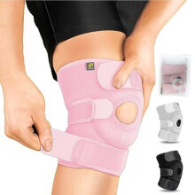 Adjustable Compression Knee Patellar Tendon Support Brace for Men Women - Arthritis Pain, Injury Recovery, Running, Workout, KS10