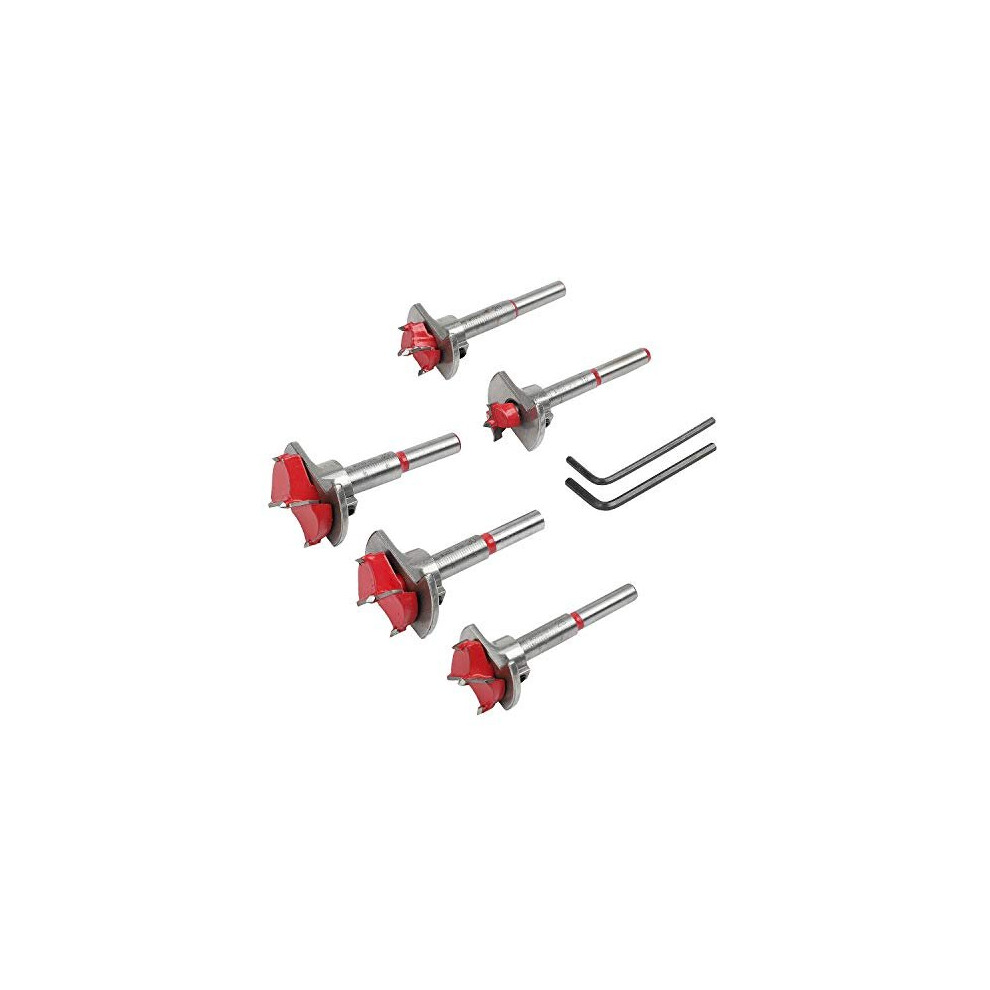 Forstner Drill Bit Tungsten Carbide Woodworking Hinge Hole Cutter With Depth Stop (15/20/25/30/35Mm) 755320163323
