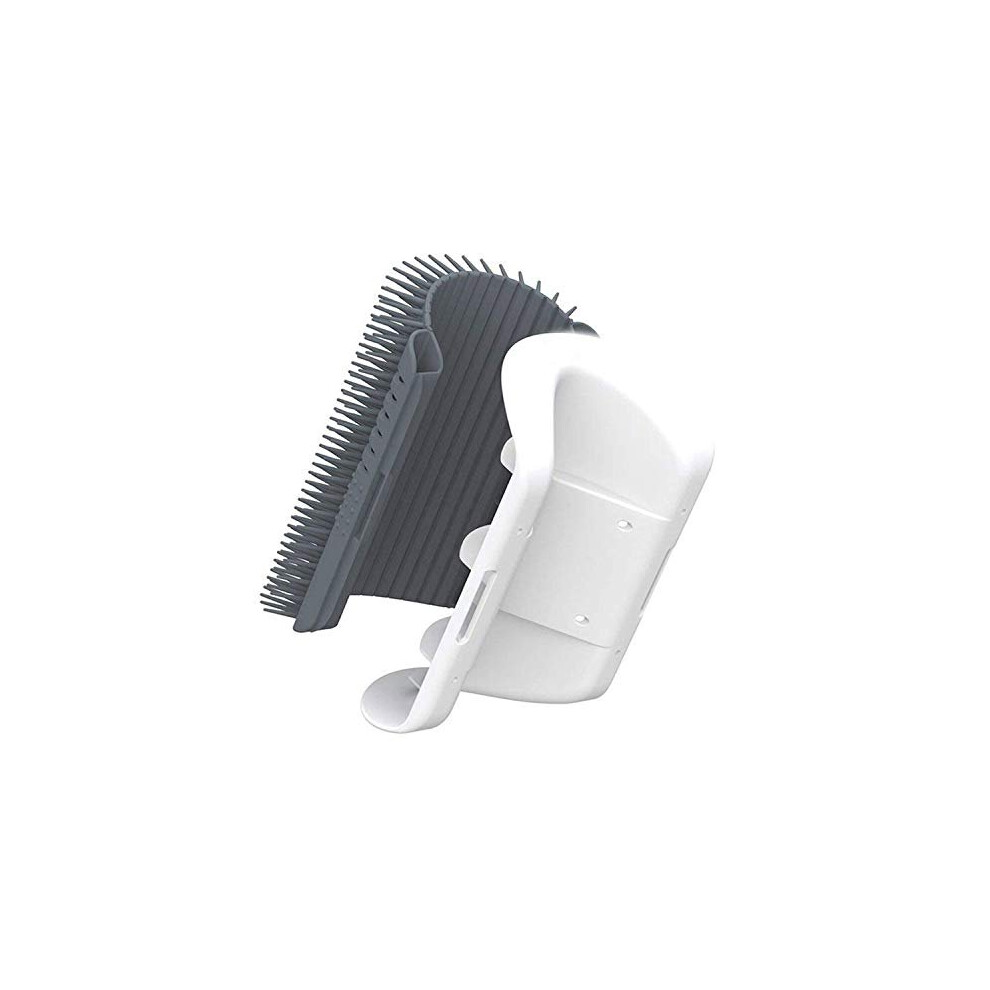 3.0 Softer Cat Self Groomer with Catnip, Dog Cat Corner Groomer,Wall Corner Scratcher Comb,Grooming Massage Brush, Perfect Scratch Massager Tool for