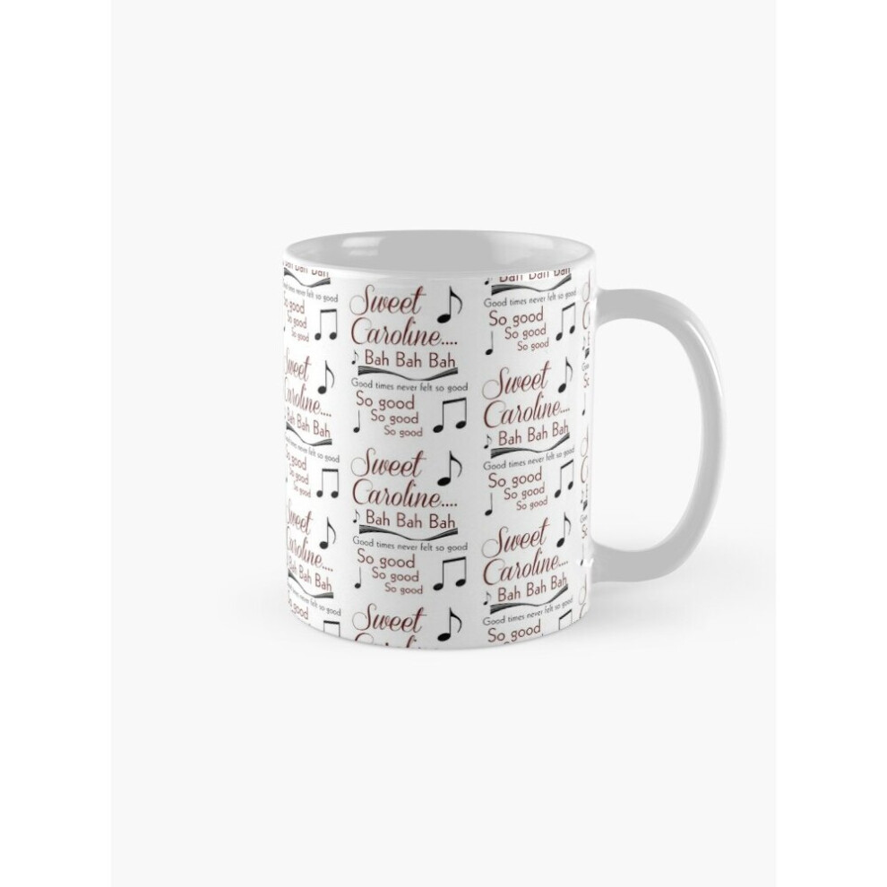 Mugs 11oz Sweet Caroline...bah bah bah Coffee Ceramic Mug Funny Anniversary Novelty Christmas Gift